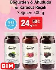 SEĞMEN  BÖĞÜRTLEN & AHUDUDU  & KARADUT REÇELİ